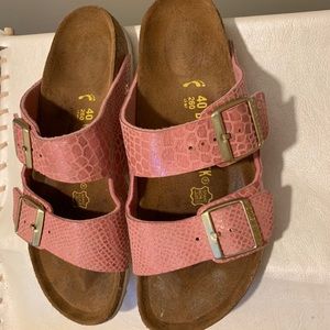 Rose color Birkenstocks